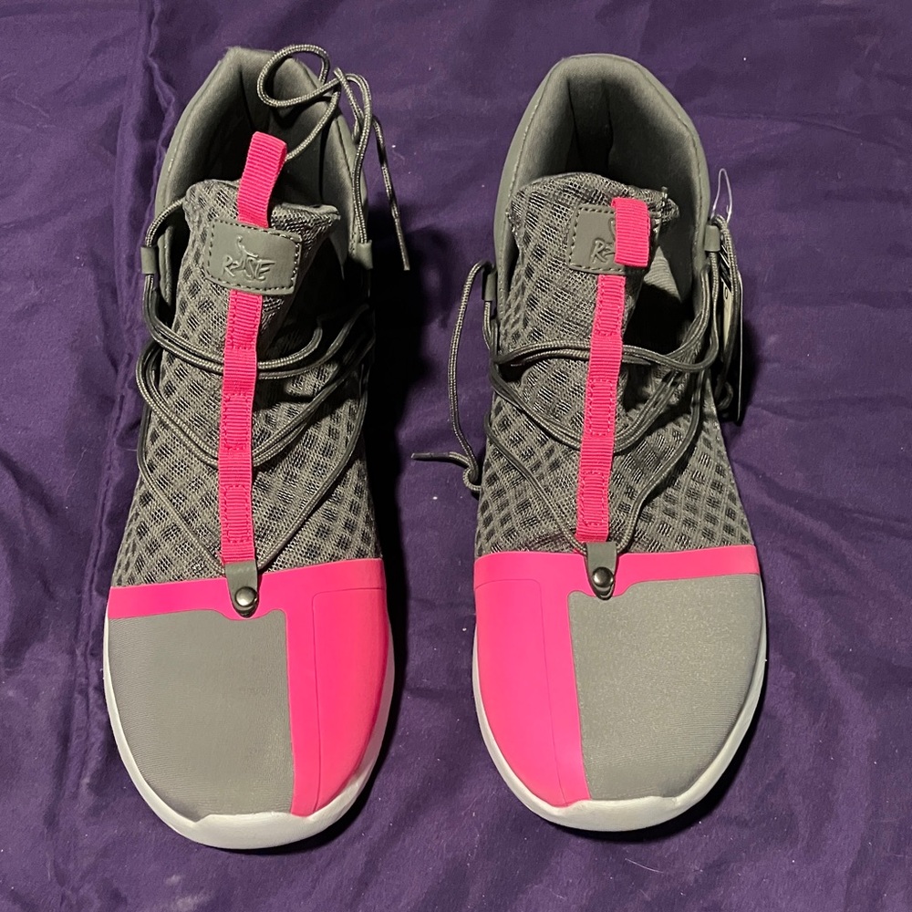 RBX Women's Sneakers in Gray and Pink
